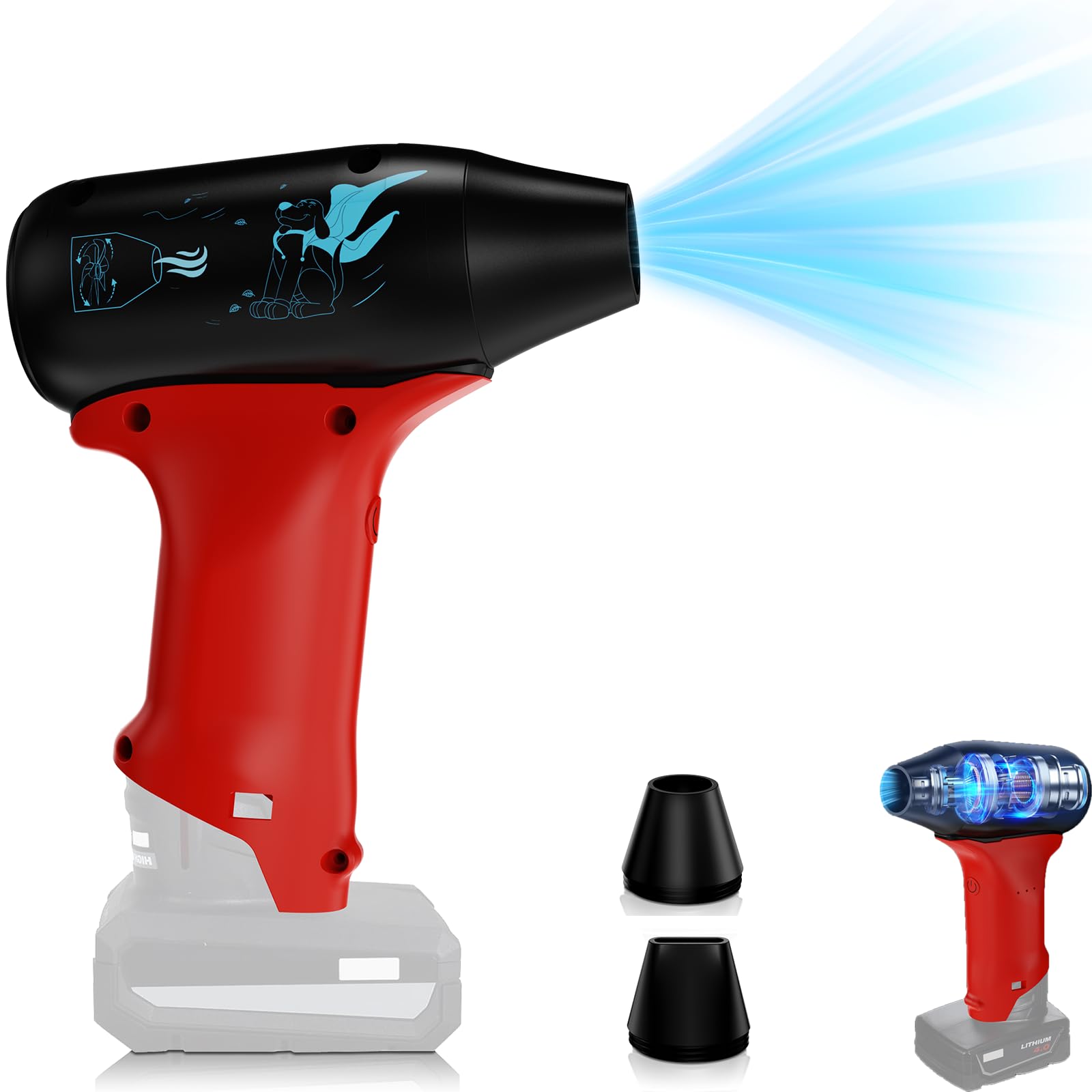 Amazon.com: TPDL Mini Jet Blower Portable Violent Turbo Fan for